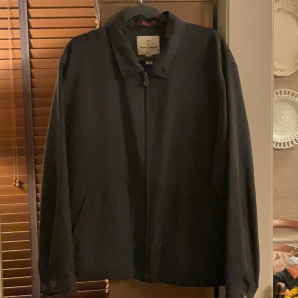 Never worn, as new, Tommy Bahama silk jacket.  Gorgeous and very fine.